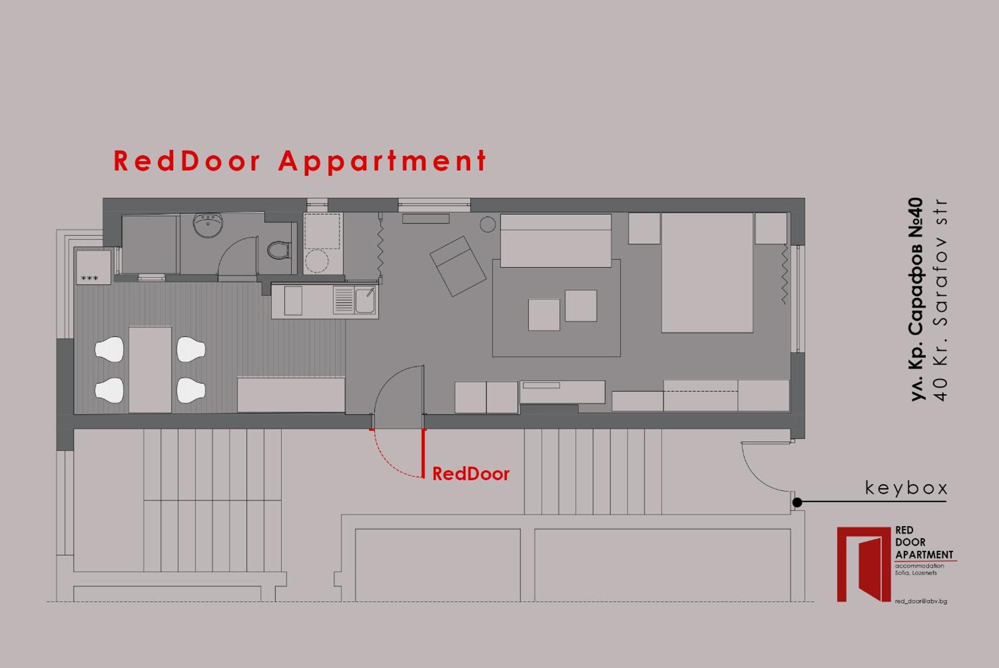 Apartament Red Door Sofia